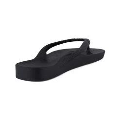 ARCHIES ARCH SUPPORT THONGS - BLACK -Shoes Sales Black2 800x