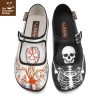 HOT CHOCOLATE DESIGN BLOOD AND BONES -Shoes Sales Blood and bones womens Mary Jane Flat Front 800x