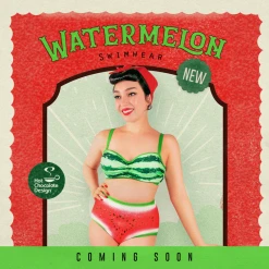 HOT CHOCOLATE DESIGN WATERMELON 2-PIECE BIKINI -Shoes Sales CUADRADO Watermelon 800x