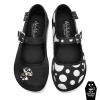 HOT CHOCOLATE DESIGN BLACK MOOSH -Shoes Sales Chocolaticas Black Moosh womens Mary Jane Flat Front 800x