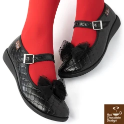 HOT CHOCOLATE DESIGN COFFIN -Shoes Sales Chocolaticas Coffin Mary Jane Flat Legs 800x