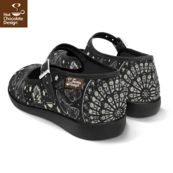 HOT CHOCOLATE DESIGN FALLEN ANGELS MJ's -Shoes Sales Chocolaticas Fallen Angels womens Mary Jane Flat Back 800x