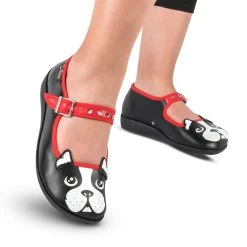 HOT CHOCOLATE DESIGN MOE 12 HOT CHOCOLATE DESIGN MOE -Shoes Sales Chocolaticas Moe womens Mary Jane Flat Legs 2 800x