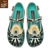 HOT CHOCOLATE DESIGN PEACOCK MJ's 2 HOT CHOCOLATE DESIGN PEACOCK MJ's -Shoes Sales Chocolaticas Peacock womens Mary Jane Flat Front 800x