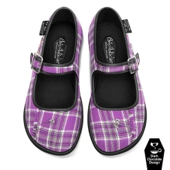 HOT CHOCOLATE DESIGN PURPLE TARTAN