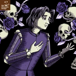 HOT CHOCOLATE DESIGN ROMEO & JULIET -Shoes Sales Chocolaticas Romeo And Juliet womens Mary Jane Flat Illustration Detail1 800x