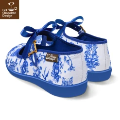 HOT CHOCOLATE DESIGN TOILES DE JOUY 11 HOT CHOCOLATE DESIGN TOILES DE JOUY -Shoes Sales Chocolaticas Toiles De Jouy womens Mary Jane Flat Back 800x