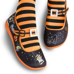 HOT CHOCOLATE DESIGN WITCH UP -Shoes Sales Chocolaticas Witch Up womens Mary Jane Flat Legs 800x