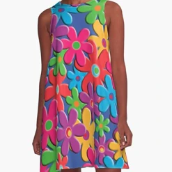 Miss Goody 2 Shoes FLOWER LOVE A-LINE DRESS