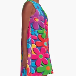 Miss Goody 2 Shoes FLOWER LOVE A-LINE DRESS -Shoes Sales FlowerLoveSide 800x