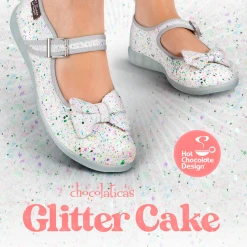HOT CHOCOLATE DESIGN GLITTER CAKE -Shoes Sales Glitter Cake Cuadro 800x