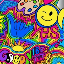 Miss Goody 2 Shoes GOOD VIBES A-LINE DRESS -Shoes Sales GoodVibesMaterial 800x