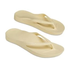 ARCHIES ARCH SUPPORT THONGS - LEMON -Shoes Sales LemonSide2Top 800x