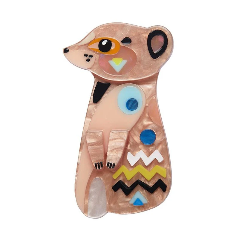 ERSTWILDER THE MASTERFUL MEERKAT BROOCH 3 ERSTWILDER THE MASTERFUL MEERKAT BROOCH