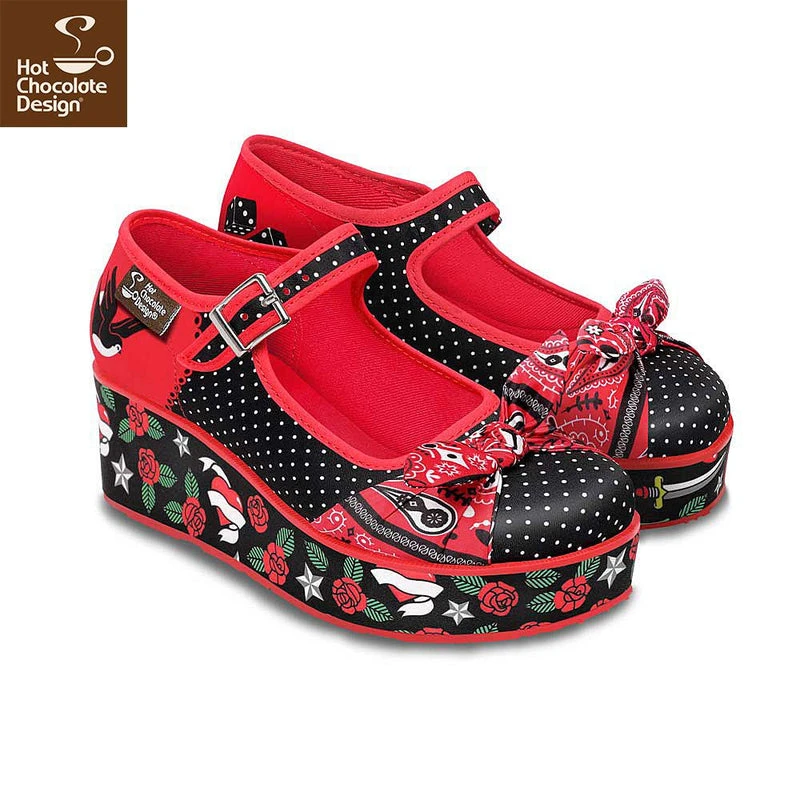 HOT CHOCOLATE DESIGN ROCKABILLY PLATFORMS 3 HOT CHOCOLATE DESIGN ROCKABILLY PLATFORMS