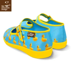 HOT CHOCOLATE DESIGN RUBBER DUCKIE -Shoes Sales Rubber Duckie womens Mary Jane Flat Back 800x