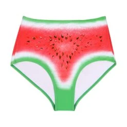 HOT CHOCOLATE DESIGN WATERMELON 2-PIECE BIKINI -Shoes Sales Watermelon swimwear women bottom front 800x