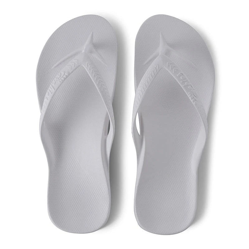 ARCHIES ARCH SUPPORT THONGS - WHITE 3 ARCHIES ARCH SUPPORT THONGS - WHITE